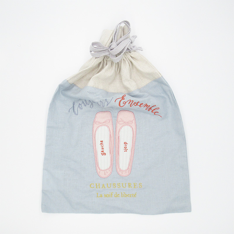 Afternoon Tea Drawstring Bag Large Size - Front