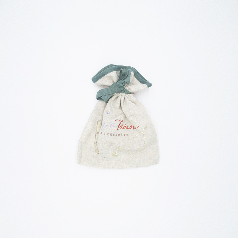Afternoon Tea Drawstring Bag Small Size - Front