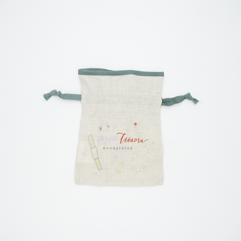 Afternoon Tea Drawstring Bag Small Size - Untied