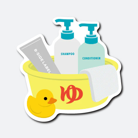 B-SIDE LABEL Sticker - Bath Set
