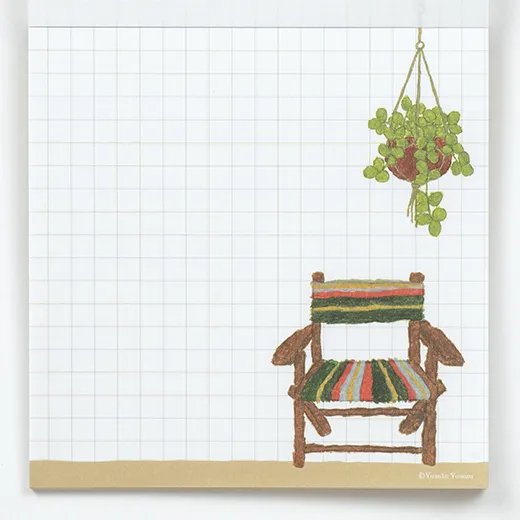 Yusuke Yonezu Memo Pad Botanical Pattern 4