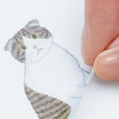 Yusuke Yonezu Stickers Cats Peel-off